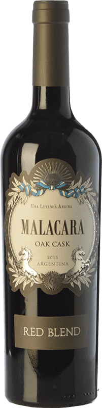 15,95 € | 红酒 Kauzo Malacara Oak Cask Red Blend 年轻的 I.G. Valle de Uco Uco谷 阿根廷 Merlot, Cabernet Sauvignon, Malbec 75 cl