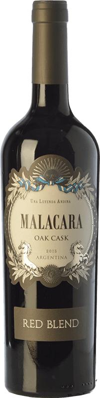 14,95 € Envío gratis | Vino Tinto Kauzo Malacara Blend — Mezcla, Oak Cask Finish — Acabado en Barrica de Roble Joven I.G. Valle de Uco