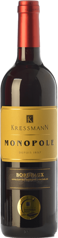 16,95 € 免费送货 | 红酒 Kressmann Monopole Rouge 岁 A.O.C. Bordeaux Supérieur