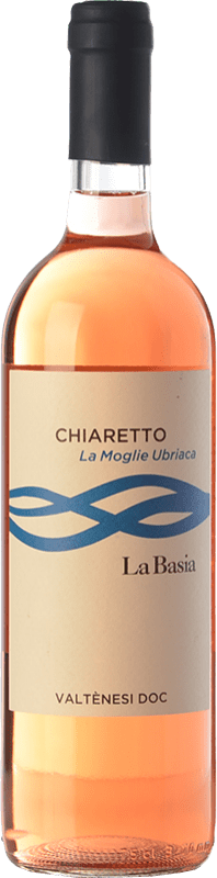 Free Shipping | Rosé wine La Basia Chiaretto La Moglie Ubriaca D.O.C. Valtenesi Lombardia Italy Sangiovese, Barbera, Marzemino, Groppello 75 cl