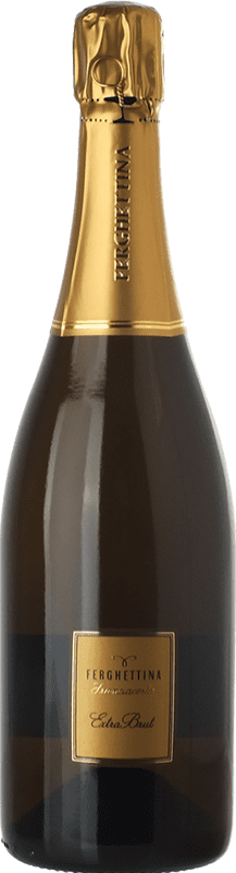 Envoi gratuit | Blanc mousseux La Ferghettina Extra- Brut D.O.C.G. Franciacorta Lombardia Italie Pinot Noir, Chardonnay 75 cl