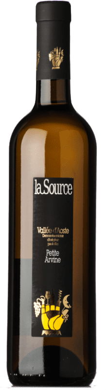 19,95 € Free Shipping | White wine La Source D.O.C. Valle d'Aosta Valle d'Aosta Italy Petite Arvine Bottle 75 cl