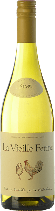 9,95 € | White wine La Vieille Ferme Blanc A.O.C. Côtes du Luberon Rhône France Grenache, Roussanne, Bourboulenc Bottle 75 cl