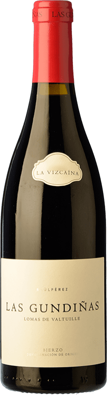 25,95 € | Red wine La Vizcaína Las Gundiñas Crianza D.O. Bierzo Castilla y León Spain Mencía, Grenache Tintorera, Sousón, Estaladiña Bottle 75 cl