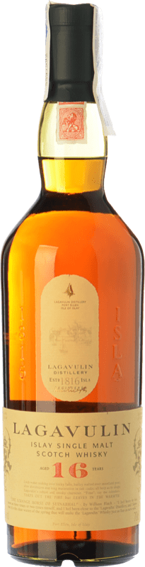 Free Shipping | Whisky Single Malt Lagavulin Islay United Kingdom 16 Years 70 cl