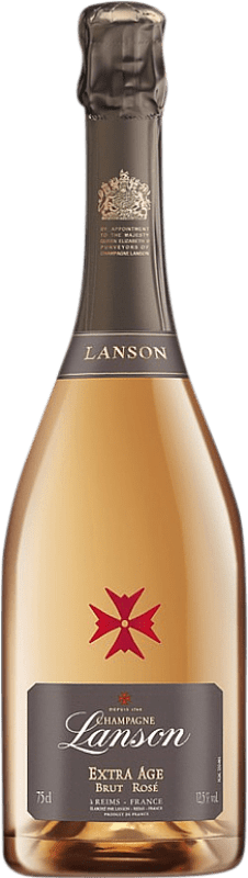 67,95 € 送料無料 | ロゼスパークリングワイン Lanson Extra Âge Rosé Brut A.O.C. Champagne