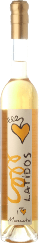 Envío gratis | Vino dulce Latidos Moscatel I.G.P. Vino de la Tierra de Valdejalón Aragón España Moscatel Grano Menudo Botella Medium 50 cl