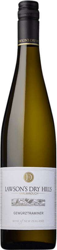 Free Shipping | White wine Lawson's Dry Hills Aged I.G. Marlborough Marlborough New Zealand Gewürztraminer 75 cl