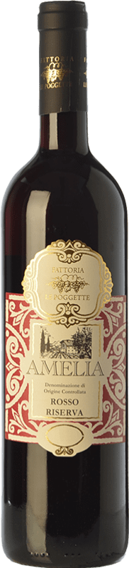 9,95 € Spedizione Gratuita | Vino rosso Le Poggette Rosso D.O.C. Amelia