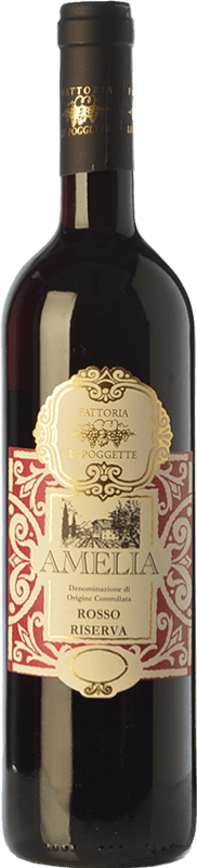 10,95 € | Vino tinto Le Poggette Rosso D.O.C. Amelia Umbria Italia Sangiovese, Montepulciano, Canaiolo 75 cl