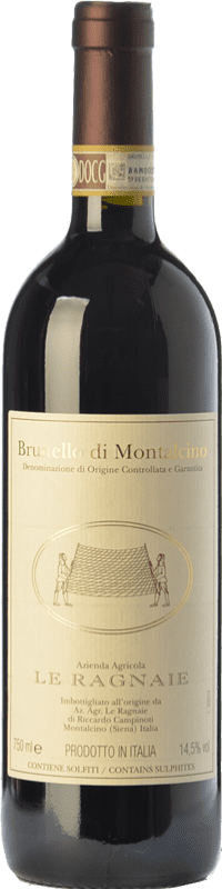 55,95 € | Red wine Le Ragnaie D.O.C.G. Brunello di Montalcino Tuscany Italy Sangiovese 75 cl