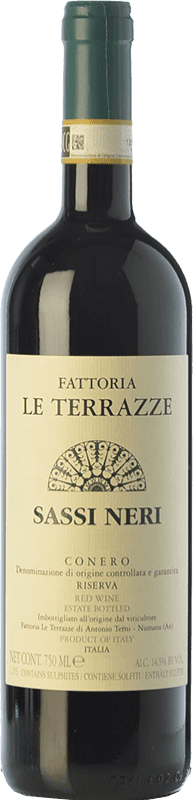 24,95 € | Red wine Le Terrazze Rosso Riserva Sassi Neri Reserva D.O.C.G. Conero Marche Italy Montepulciano Bottle 75 cl