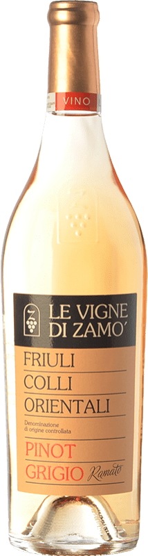 16,95 € Spedizione Gratuita | Vino bianco Zamò Ramato D.O.C. Colli Orientali del Friuli