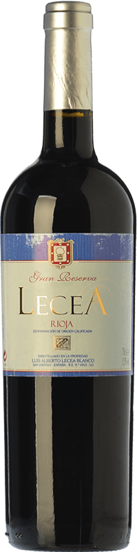 21,95 € | Красное вино Lecea Гранд Резерв D.O.Ca. Rioja Ла-Риоха Испания Tempranillo 75 cl