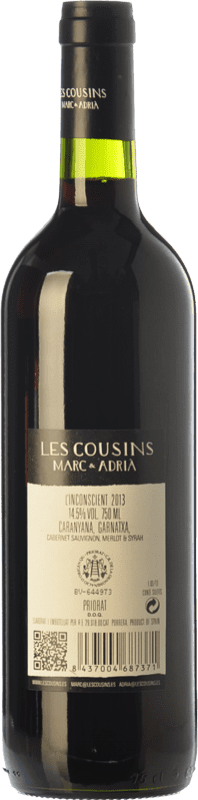 11,95 € | Red wine Les Cousins L'Inconscient Crianza D.O.Ca. Priorat Catalonia Spain Merlot, Syrah, Grenache, Cabernet Sauvignon, Carignan Bottle 75 cl