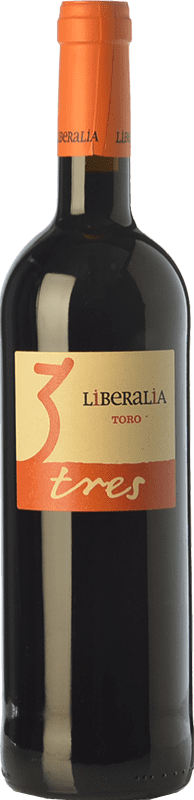 9,95 € | Red wine Liberalia Tres Joven D.O. Toro Castilla y León Spain Tinta de Toro Bottle 75 cl