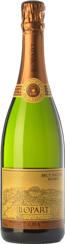 23,95 € 送料無料 | 白のスパークリングワイン Llopart Brut Nature — ブリュット・ナチュール レセルバ Corpinnat