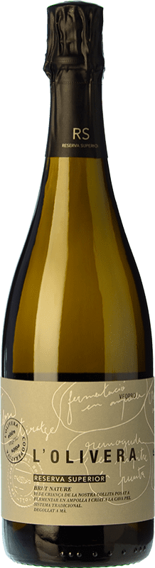 16,95 € Envoi gratuit | Vin Mousseux Blanc L'Olivera Brut Nature Grande Réserve D.O. Costers del Segre
