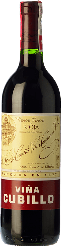 24,95 € 送料無料 | 赤ワイン López de Heredia Viña Cubillo 高齢者 D.O.Ca. Rioja