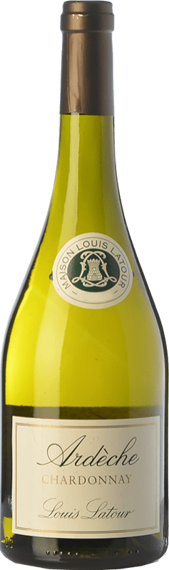 12,95 € Free Shipping | White wine Louis Latour Ardèche A.O.C. Bourgogne Burgundy France Chardonnay Bottle 75 cl