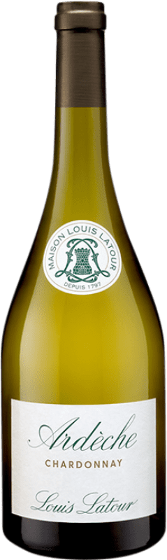 Kostenloser Versand | Weißwein Louis Latour Ardèche A.O.C. Bourgogne Burgund Frankreich Chardonnay 75 cl