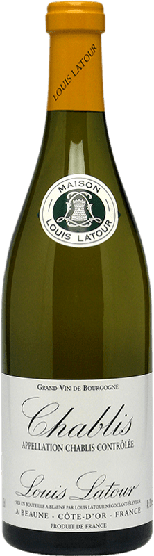 42,95 € Бесплатная доставка | Белое вино Louis Latour Chablis A.O.C. Bourgogne