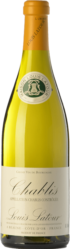 31,95 € Free Shipping | White wine Louis Latour Chablis A.O.C. Bourgogne Burgundy France Chardonnay Bottle 75 cl