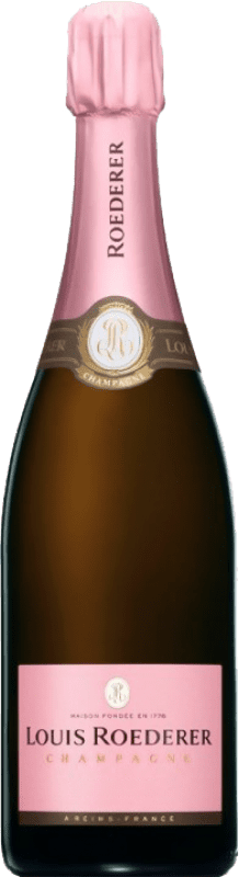 免费送货 | 玫瑰气泡酒 Louis Roederer Rosé 香槟 A.O.C. Champagne 香槟酒 法国 Pinot Black, Chardonnay 75 cl