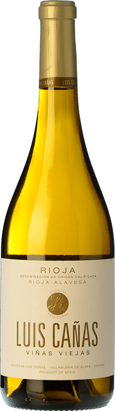 15,95 € | Vinho branco Luis Cañas Fermentado en Barrica Crianza D.O.Ca. Rioja La Rioja Espanha Viura, Malvasía 75 cl