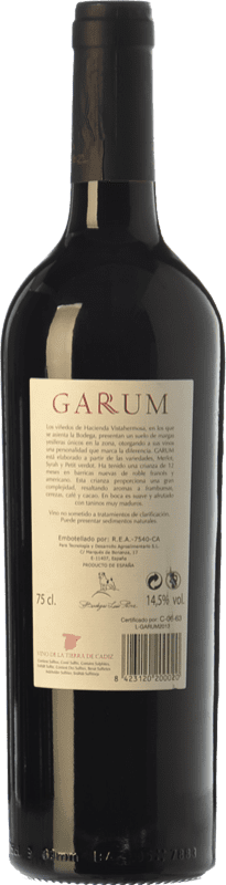 11,95 € | Red wine Luis Pérez Garum Crianza I.G.P. Vino de la Tierra de Cádiz Andalusia Spain Merlot, Syrah, Petit Verdot Bottle 75 cl