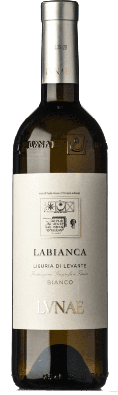 11,95 € | Vin blanc Lunae Leukotea I.G.T. Liguria di Levante Ligurie Italie Malvasía, Vermentino, Greco, Albarola 75 cl