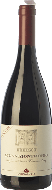 46,95 € | Red wine Lungarotti Rubesco Vigna Monticchio Reserve D.O.C.G. Torgiano Rosso Riserva Umbria Italy Sangiovese, Canaiolo 75 cl