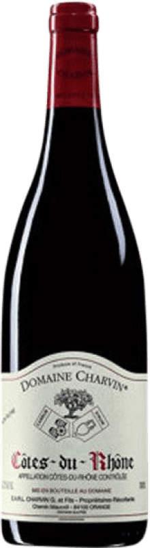 Бесплатная доставка | Красное вино Charvin A.O.C. Côtes du Rhône Рона Франция Syrah, Monastrell, Grenache Tintorera, Carignan 75 cl