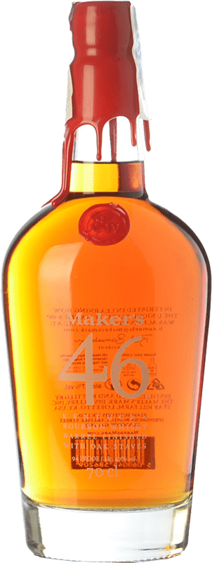 51,95 € | Whisky Bourbon Maker's Mark 46 Kentucky stati Uniti 70 cl