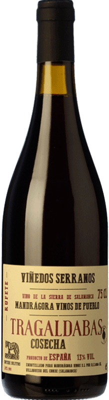 16,95 € | Red wine Mandrágora Tragaldabas Joven D.O.P. Vino de Calidad Sierra de Salamanca Castilla y León Spain Rufete, Aragonez Bottle 75 cl