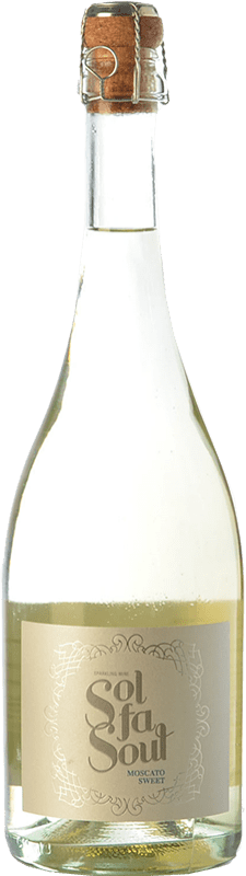 7,95 € Free Shipping | White sparkling Pelleriti Sol Fa Soul Espumante Sweet I.G. Valle de Uco Uco Valley Argentina Torrontés, Chardonnay Bottle 75 cl