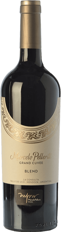 57,95 € | Red wine Pelleriti Grand Cuvée Blend Gran Reserva I.G. Valle de Uco Uco Valley Argentina Cabernet Franc, Malbec Bottle 75 cl
