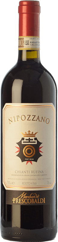 17,95 € | Red wine Marchesi de' Frescobaldi Castello Nipozzano Rufina Reserve D.O.C.G. Chianti Tuscany Italy Merlot, Cabernet Sauvignon, Sangiovese, Malvasia Black, Colorino 75 cl