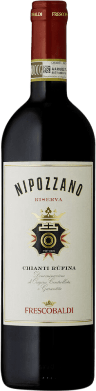 18,95 € | 红酒 Marchesi de' Frescobaldi Castello Nipozzano Rufina 预订 D.O.C.G. Chianti 托斯卡纳 意大利 Merlot, Cabernet Sauvignon, Sangiovese, Malvasia Black, Colorino 75 cl