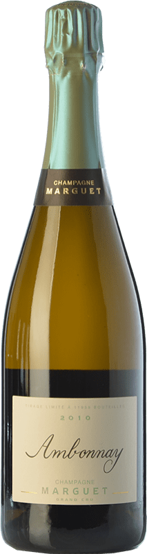 Бесплатная доставка | Белое игристое Marguet Ambonnay Grand Cru A.O.C. Champagne шампанское Франция Pinot Black, Chardonnay 75 cl