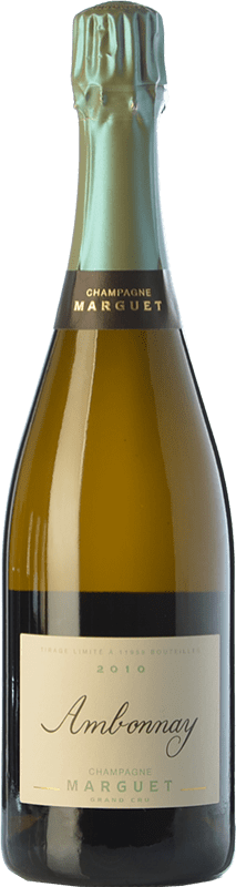 Free Shipping | White sparkling Marguet Ambonnay Grand Cru A.O.C. Champagne Champagne France Pinot Black, Chardonnay 75 cl