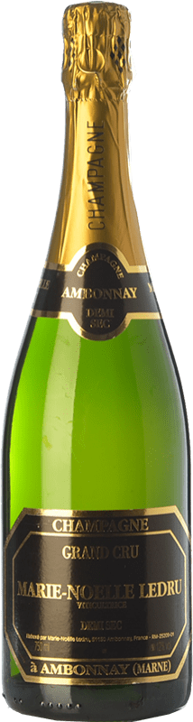 Envoi gratuit | Blanc mousseux Marie-Noelle Ledru Grand Cru Demi-Sec Demi-Sucré Réserve A.O.C. Champagne Champagne France Pinot Noir, Chardonnay 75 cl