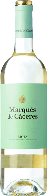 5,95 € Free Shipping | White wine Marqués de Cáceres Joven D.O.Ca. Rioja The Rioja Spain Viura Bottle 75 cl