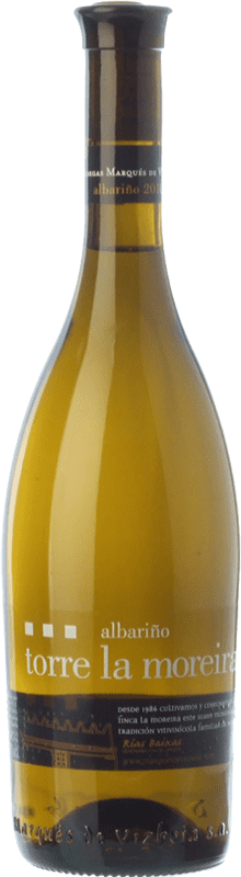 11,95 € | 白酒 Marqués de Vizhoja Torre la Moreira D.O. Rías Baixas 加利西亚 西班牙 Albariño 75 cl