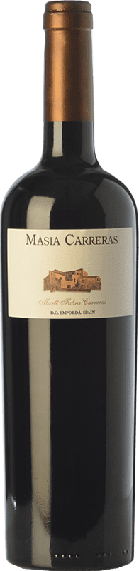 23,95 € | Red wine Martí Fabra Masia Carreras Negre Crianza D.O. Empordà Catalonia Spain Tempranillo, Syrah, Grenache, Cabernet Sauvignon, Carignan Bottle 75 cl