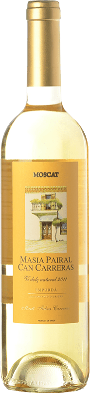 10,95 € | Sweet wine Martí Fabra Masia Pairal Can Carreras Moscat D.O. Empordà Catalonia Spain Muscatel Small Grain Bottle 75 cl