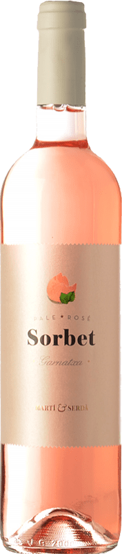 6,95 € | 玫瑰酒 Martí Serdà Sorbet Rosé 年轻的 D.O. Penedès 加泰罗尼亚 西班牙 Grenache, Grenache White 75 cl