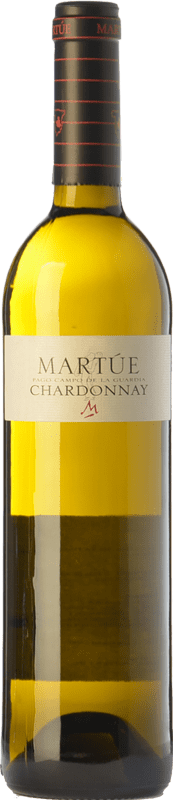 7,95 € Free Shipping | White wine Martúe Crianza D.O.P. Vino de Pago Campo de la Guardia Castilla la Mancha Spain Chardonnay Bottle 75 cl