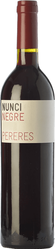 28,95 € Free Shipping | Red wine Mas de les Pereres Nunci Negre Crianza D.O.Ca. Priorat Catalonia Spain Syrah, Grenache, Cabernet Sauvignon, Carignan, Cabernet Franc Bottle 75 cl