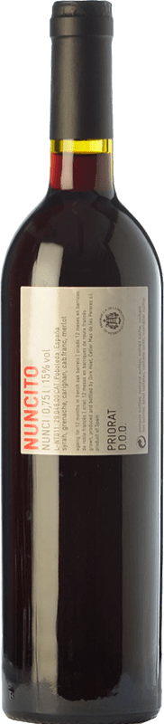 22,95 € | Red wine Mas de les Pereres Nuncito Crianza D.O.Ca. Priorat Catalonia Spain Syrah, Grenache, Carignan Bottle 75 cl